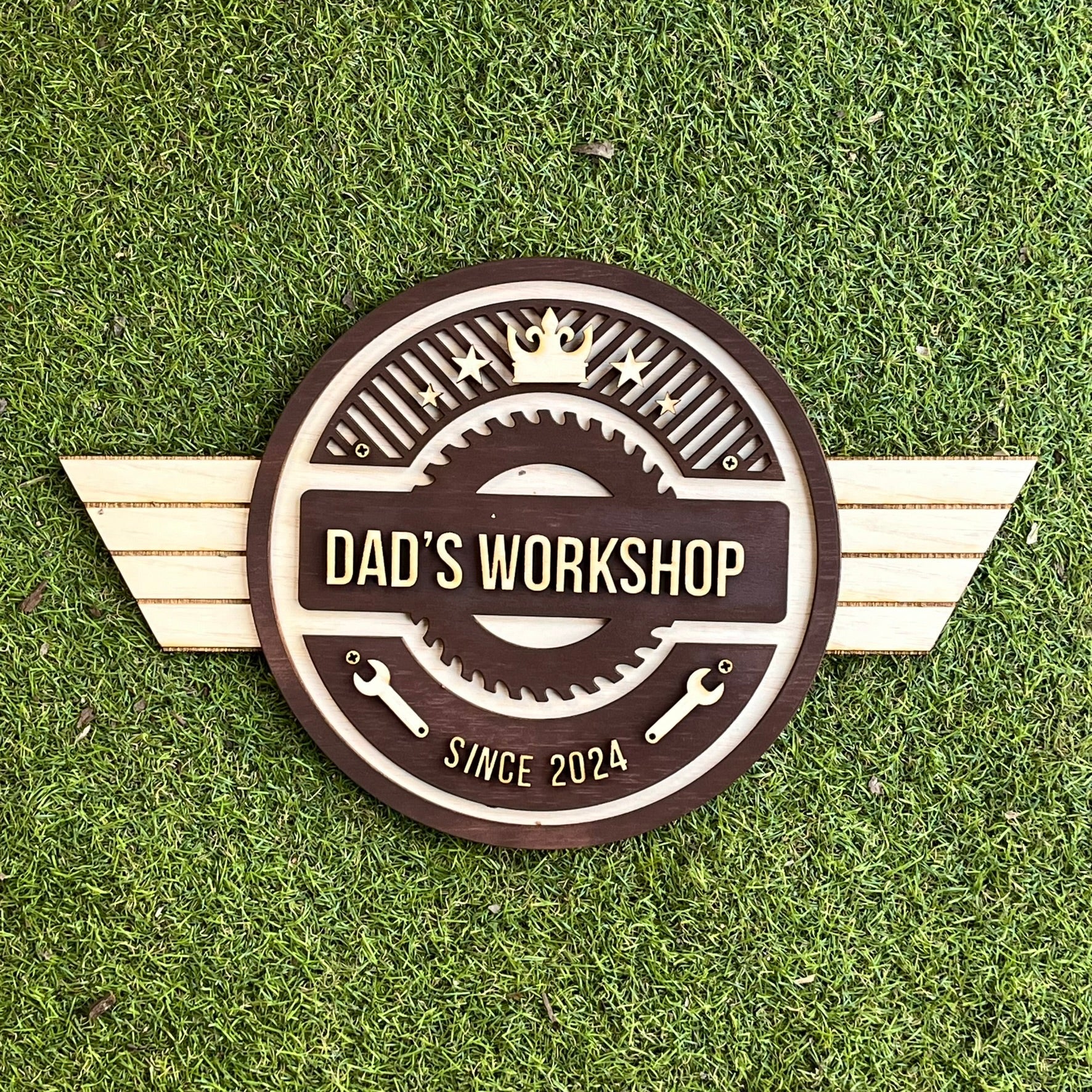 Personalised Workshop Wall Plaque - Webster Enterprises