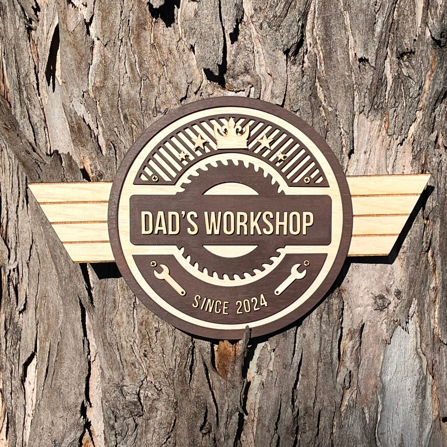Personalised Workshop Wall Plaque - Webster Enterprises