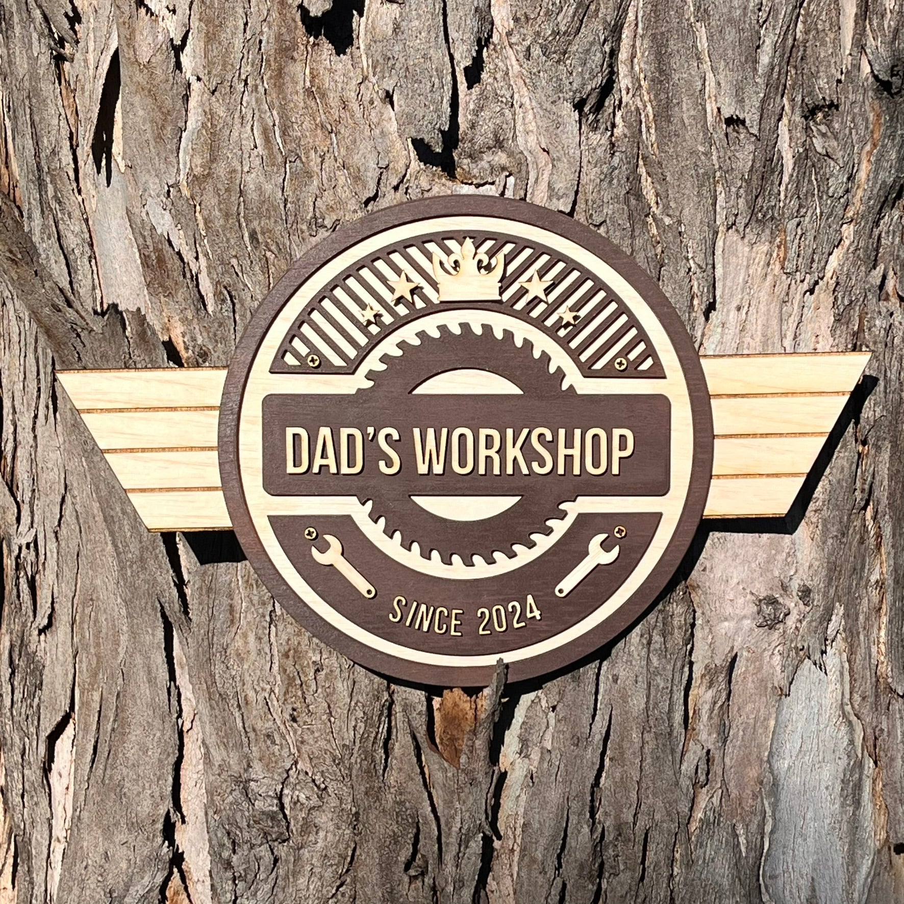 Personalised Workshop Wall Plaque - Webster Enterprises