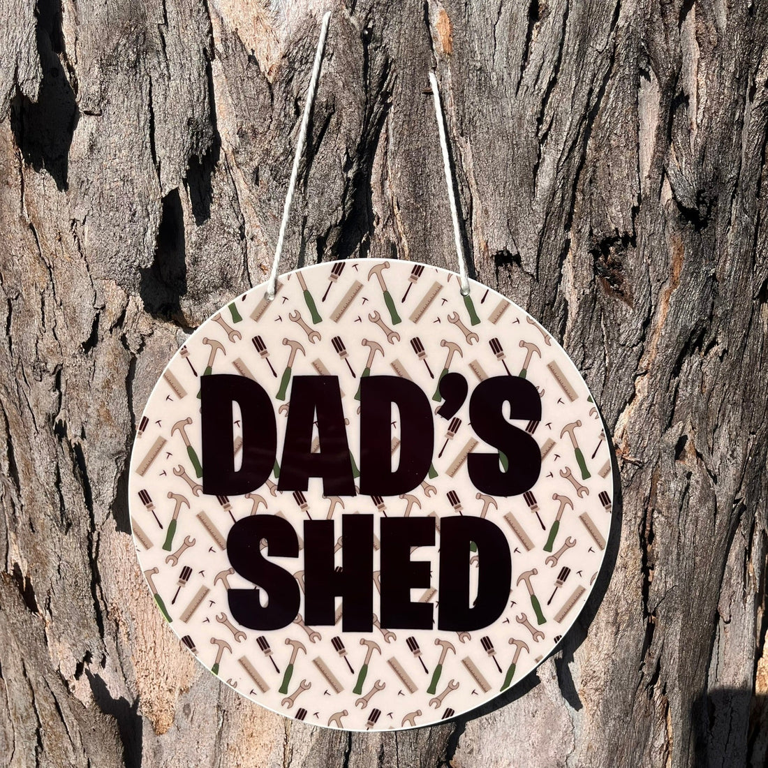 Sublimated Acrylic Shed Sign - Personalised Tool Background – Webster ...