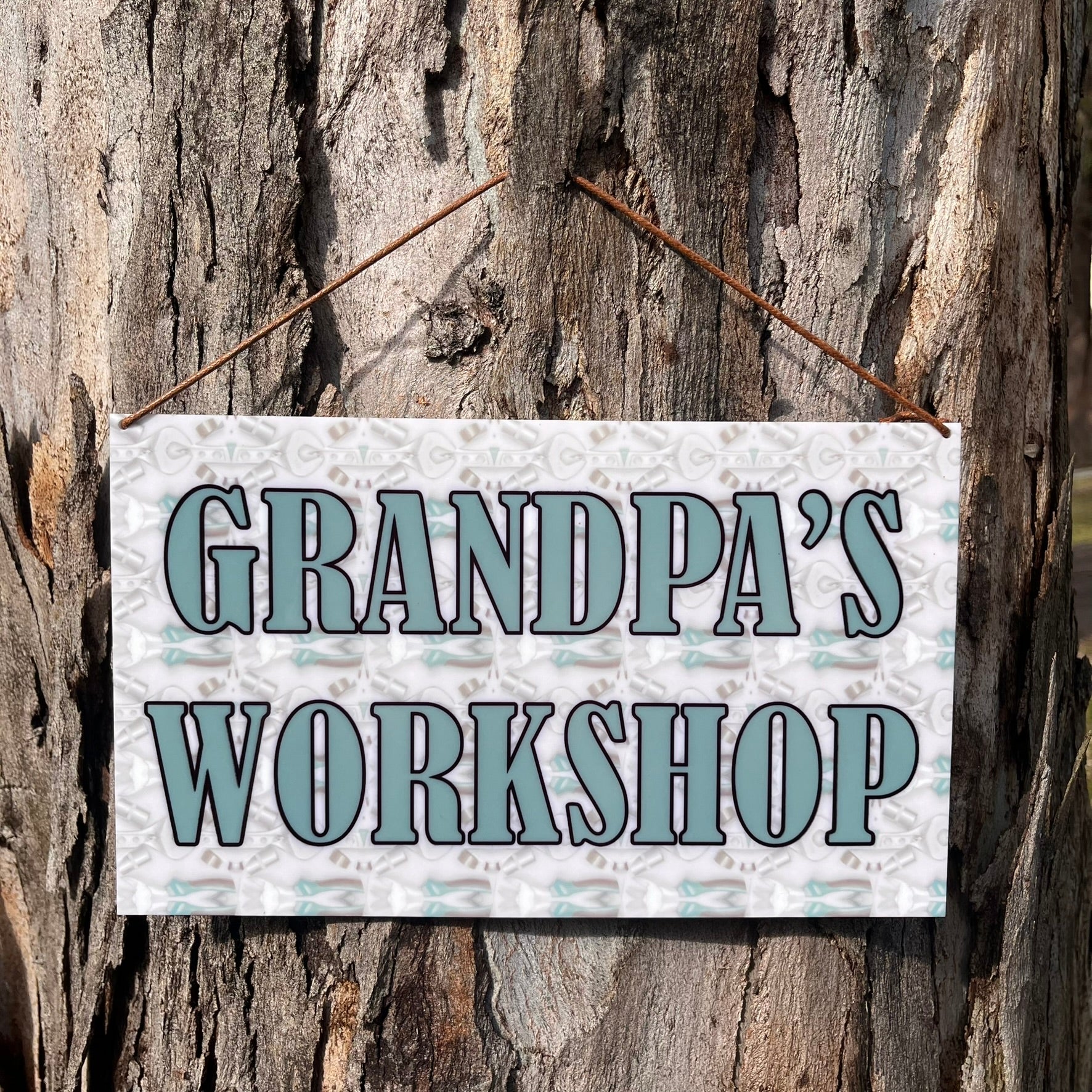 Sublimated Acrylic Workshop Sign - Webster Enterprises