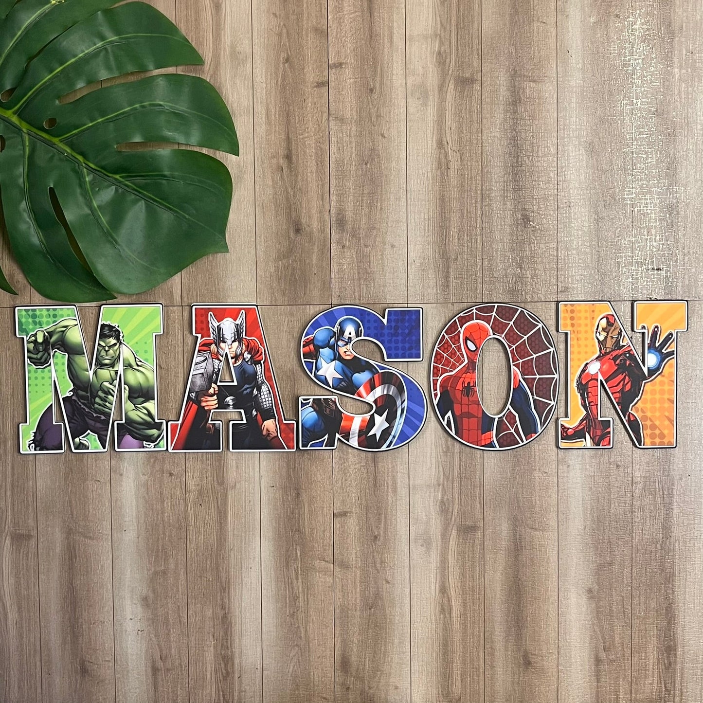 Super Hero Budget Letters - Sublimated Acrylic - Webster Enterprises