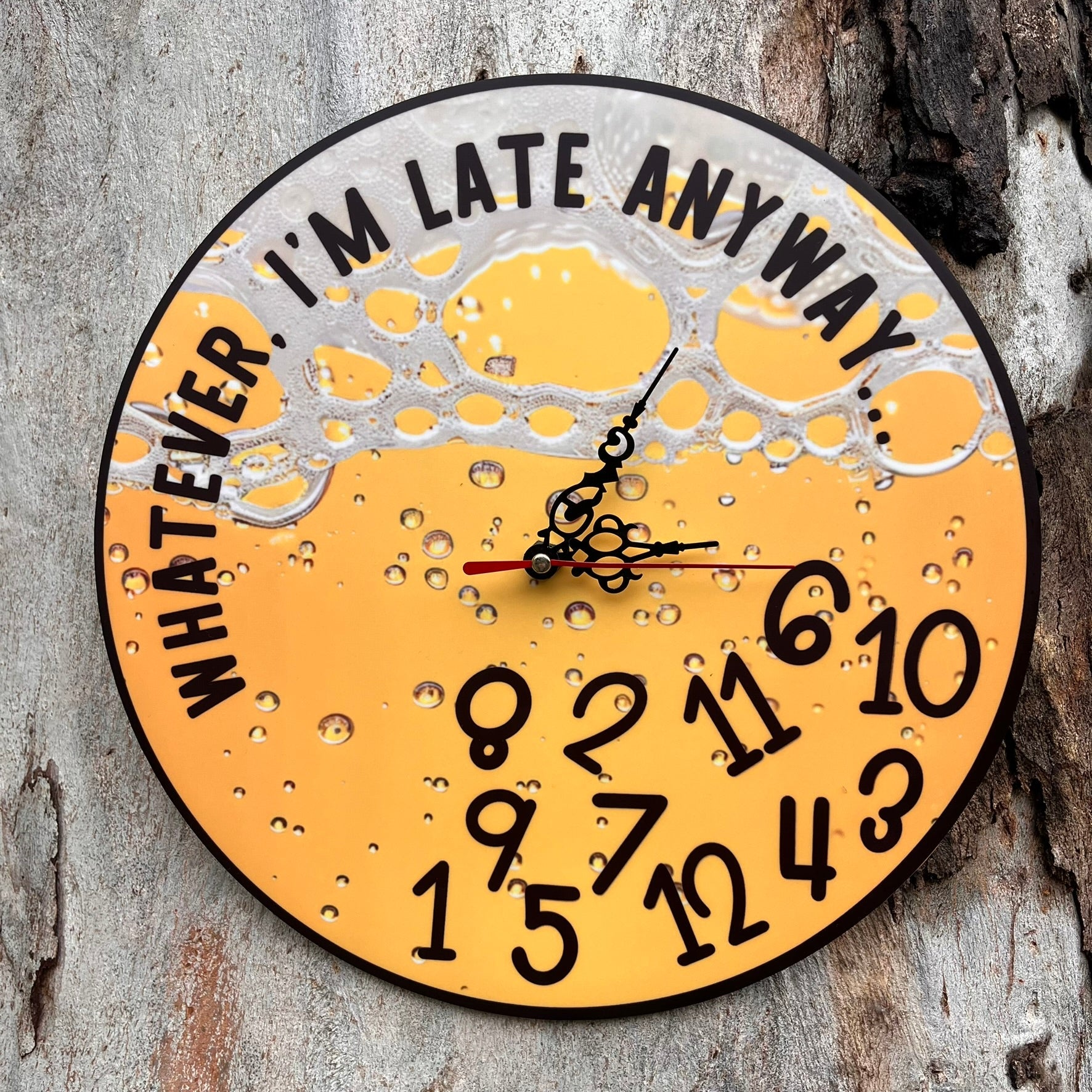 Whatever, I'm late anyway.... clock - Webster Enterprises